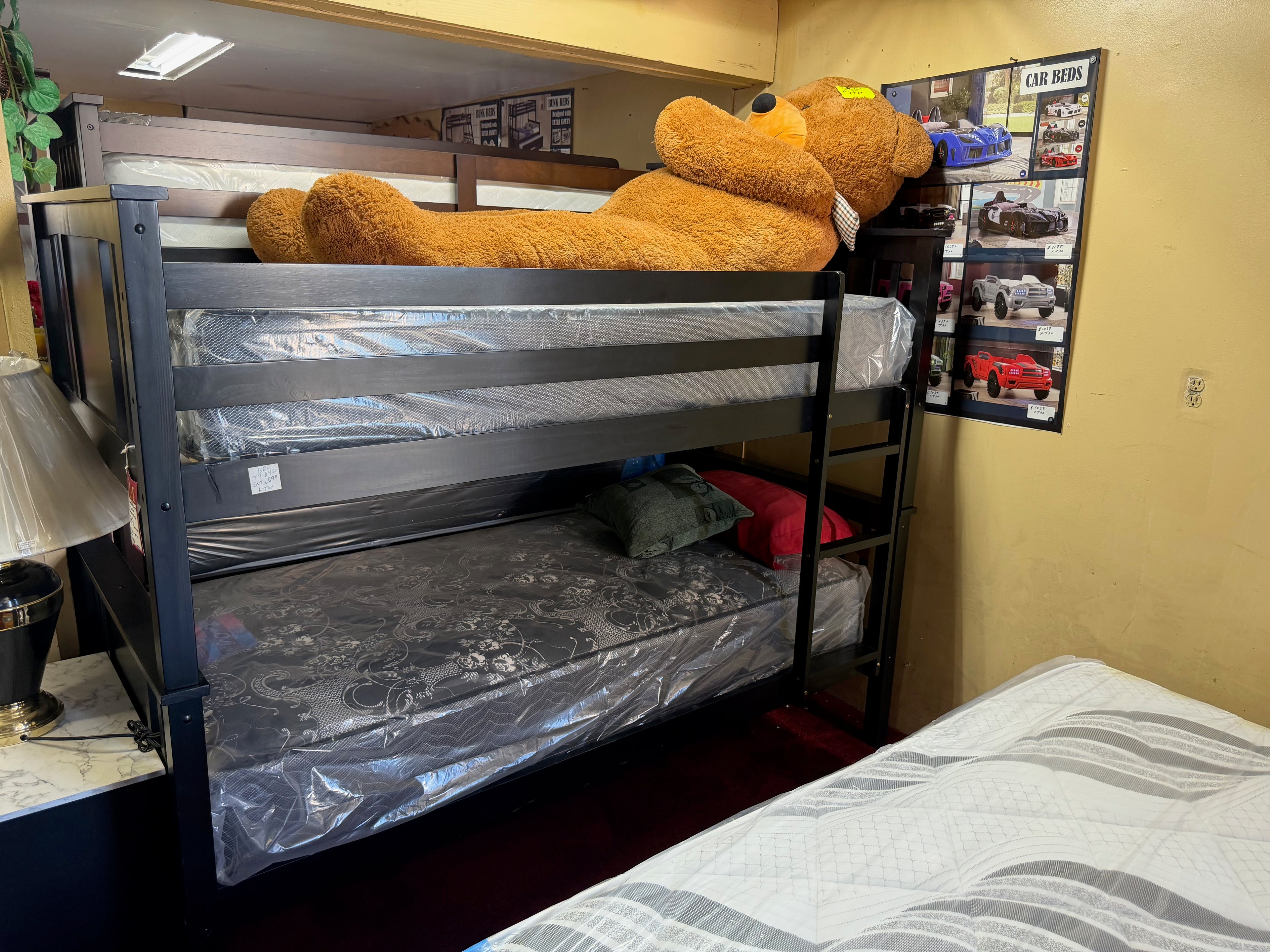 Black Twin Bunk Bed