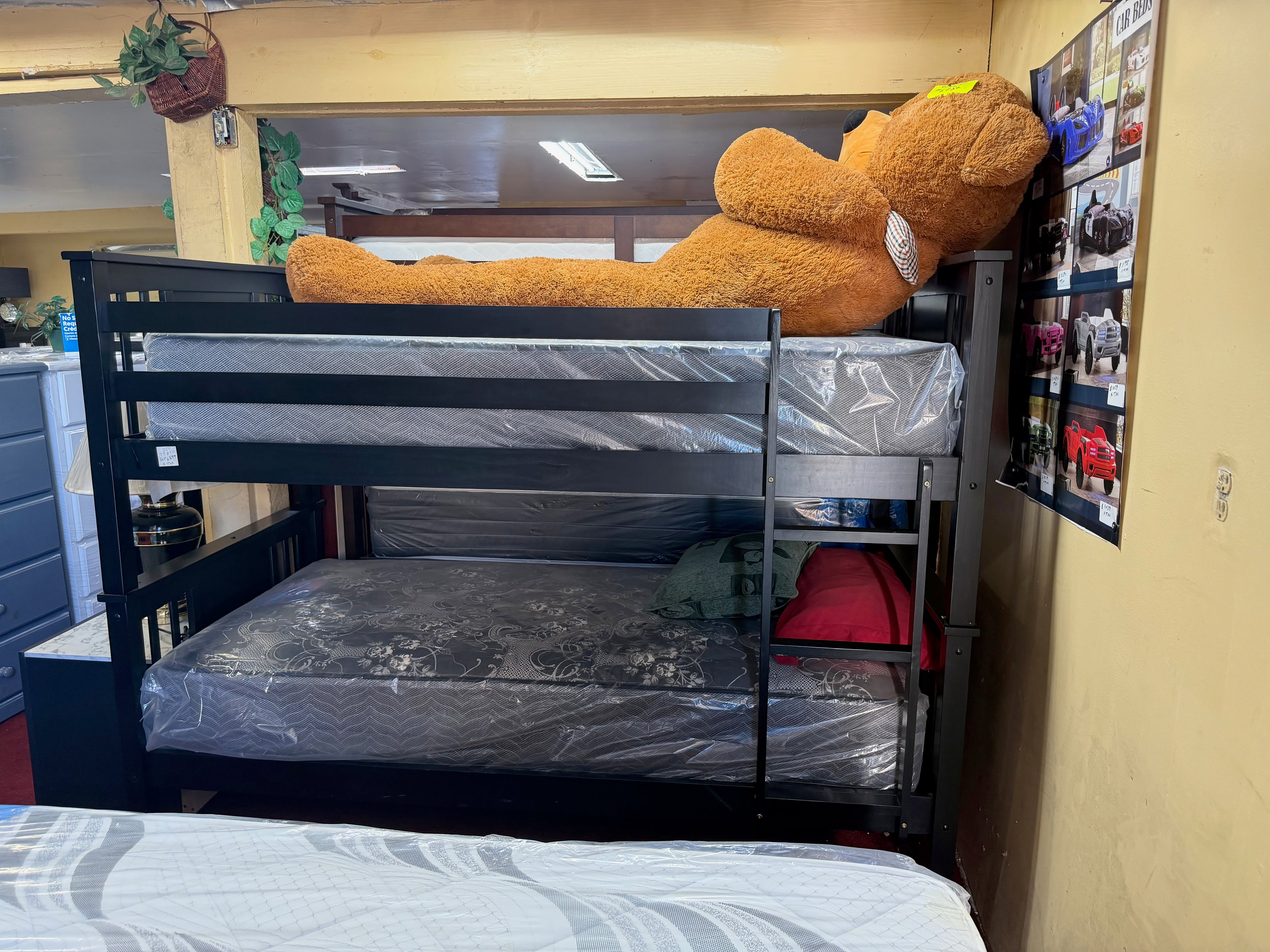 Black Twin Bunk Bed