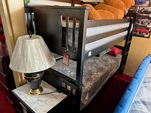 Black Twin Bunk Bed