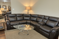 Ashley Faux Leather Recliner Sectional