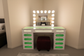 Hollywood Vanity Centered