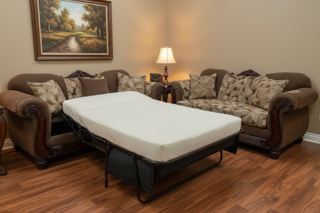 Traditional Sofa Bed Set